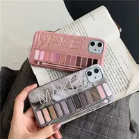 

For iPhone Phone Case, Girly Like Eyeshadow Box Pattern Makeup Phone Case for iPhone 11 11 Pro 11 Pro Max XS Max XR 6 7 8 Plus