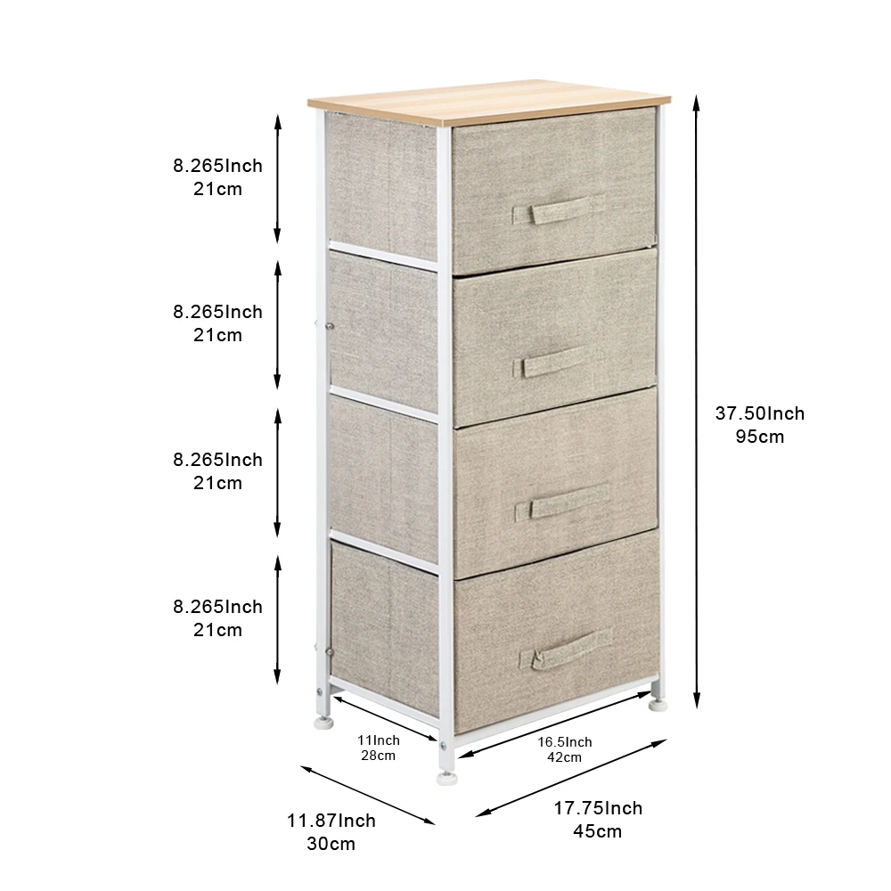 

Free Shipping 4-Tier Multifunction Storage Unit Drawer Storage Organizer