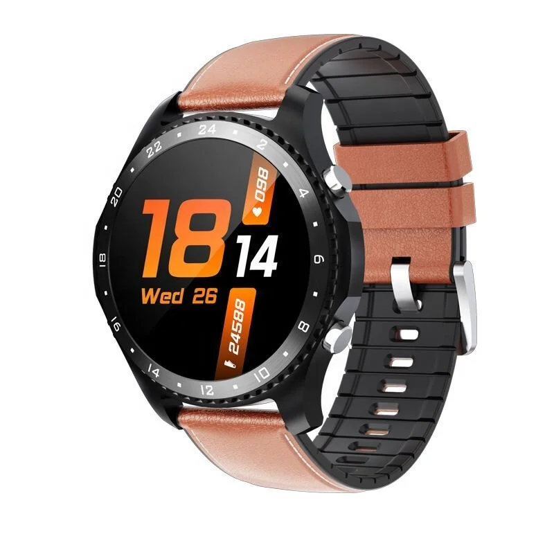 

Smart watch CK30 Smart Watch Heart Rate Tracker Sport BT Call 1.28 inch Full Touch Screen IP67 Smartwatch CK30, Black, brown, green