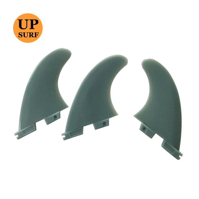 

FCS1/FCS2/Future Surfboard Fins Plastic Nylon Fin for Surfing, Clear/black