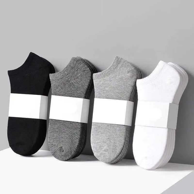 

Comlor OEM calcetines Wholesale White Women Socks Solid Breathable Sports Socks Cotton Ankle Socks Unisex, 6 colors