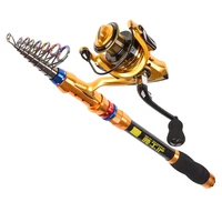 

NK27481 2019 Amason Top Selling Portable Telescopic 47cm Closed Size Saltwater Fishing Rods Combo 3.6m Carbon Fiber