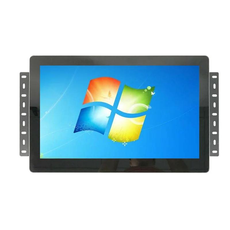 

Outside Waterproof 1000nits 15.6" Inch Capacitive Touch Screen Monitor 1080P Open Frame LED display, Black