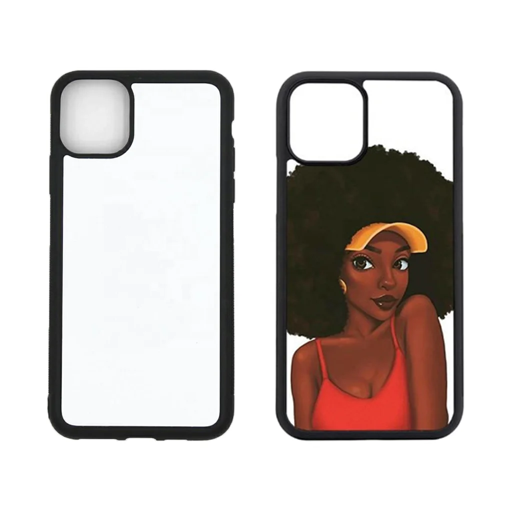 

Zhike for Coque Fundas Para Celulares 2d TPU Bulk Printing Diy Black Girl iPhone 11 Sublimation Blank Mobile Cover Phone Case