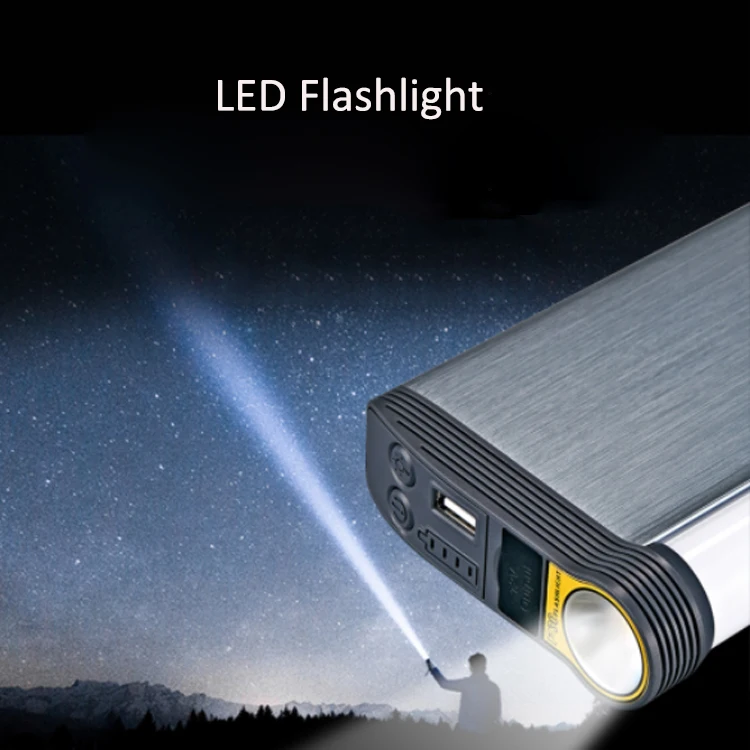 Hot selling mobile power 4 in 1 multi-function 12000mah large capacity lithium battery mobile emergency power supply - ANKUX.COM