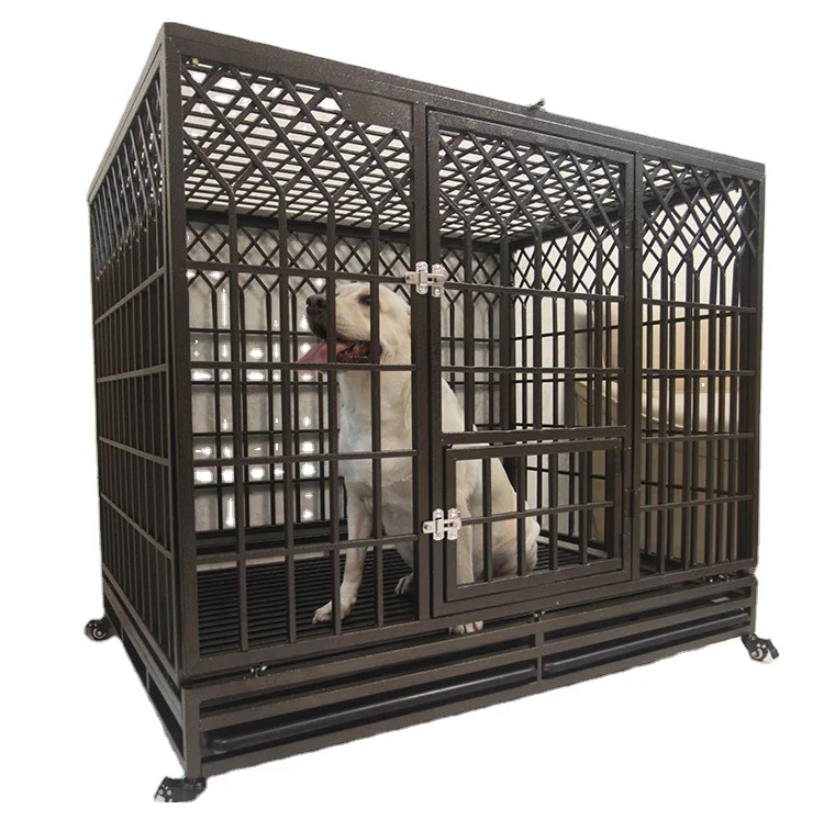 

Wholesale pet cage portable good supplier collapsible high quality metal stainless steel Pet cage