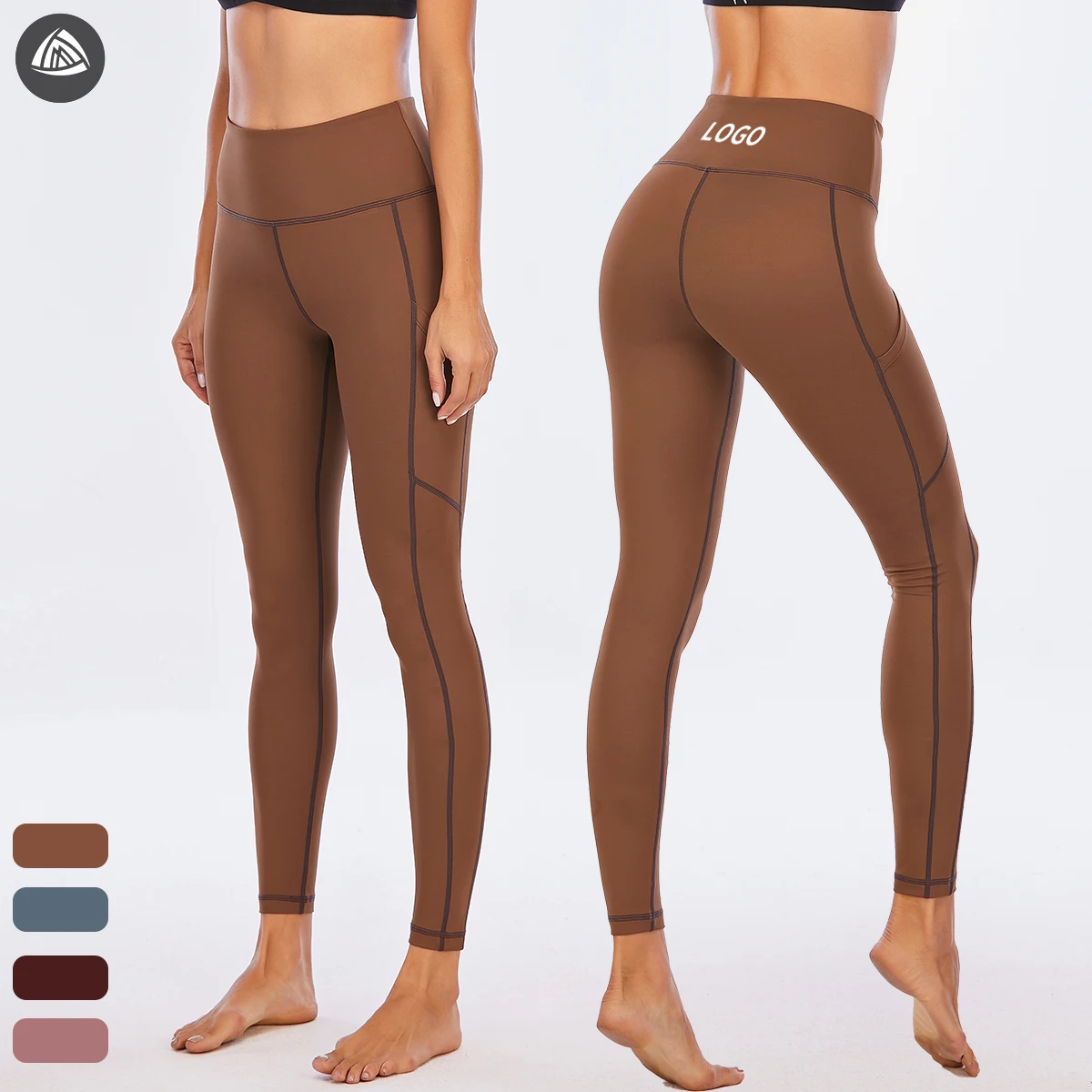 

NO MOQ In Stock Activewear High Stretch Leggins Women Fitness Tummy Control Scrunch Butt Lift Leggings Yoga Pants