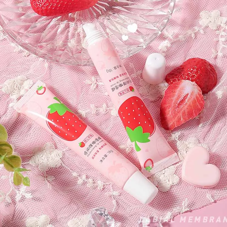 

Strawberry Jelly Lip Care Keep Moisturizing Replenishment Lip Sleeping Mask, Pink