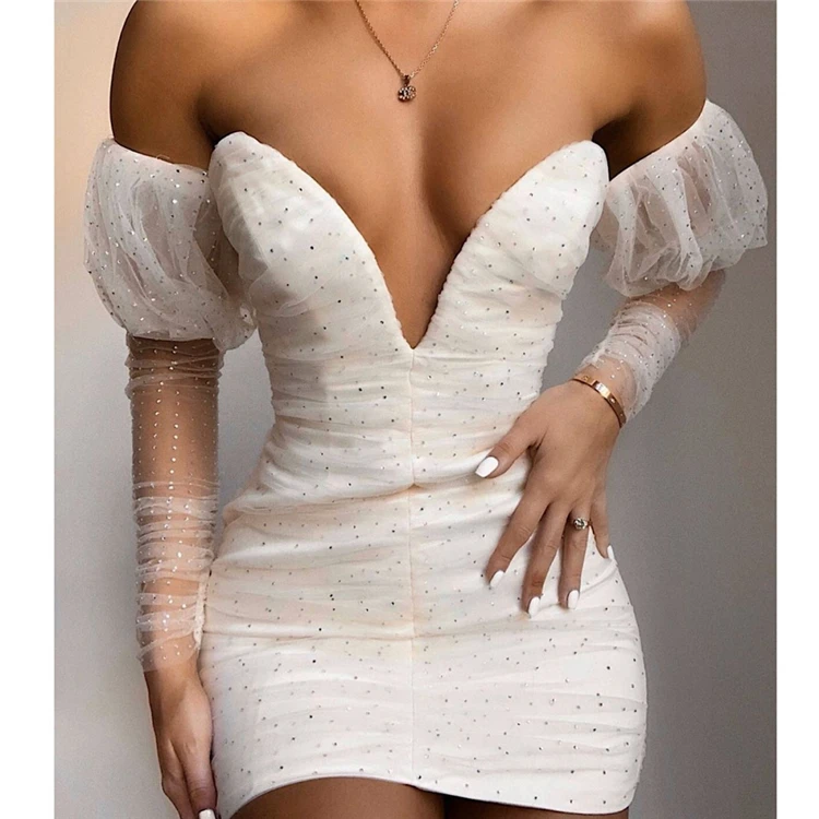 

Wholesale new models women sexy clubwear summer tube party dresses 2020