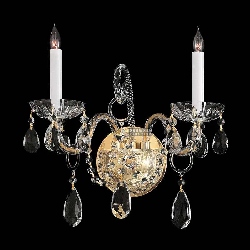 Home Decoration Lighting Antique Crystal Wall Lamp