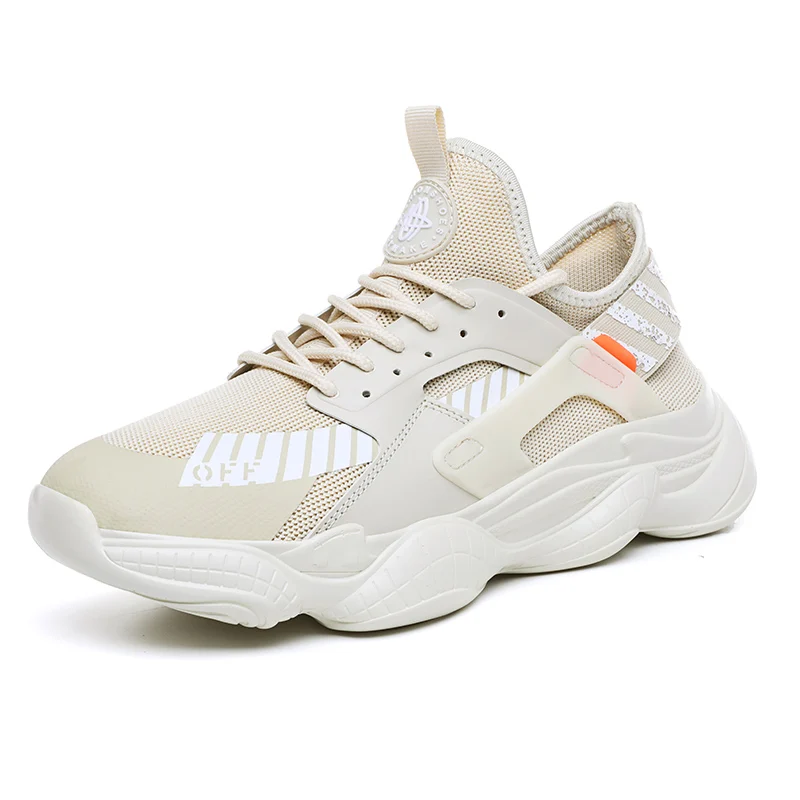 

custom white men's sports shoes men's trainers fashion platform sneakers wholesale