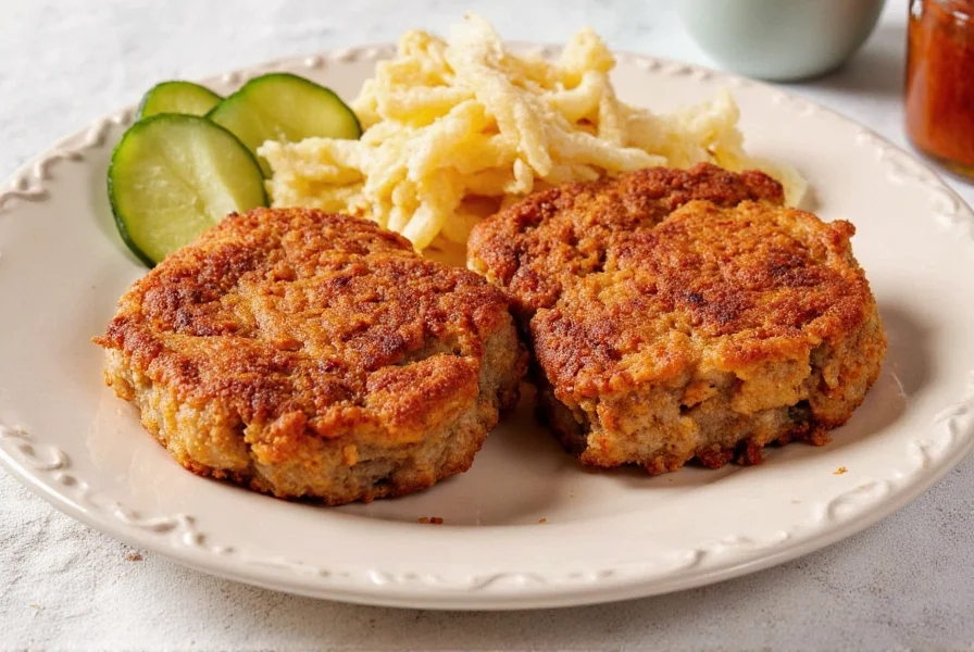Country fried pork steak on a plate with gravy