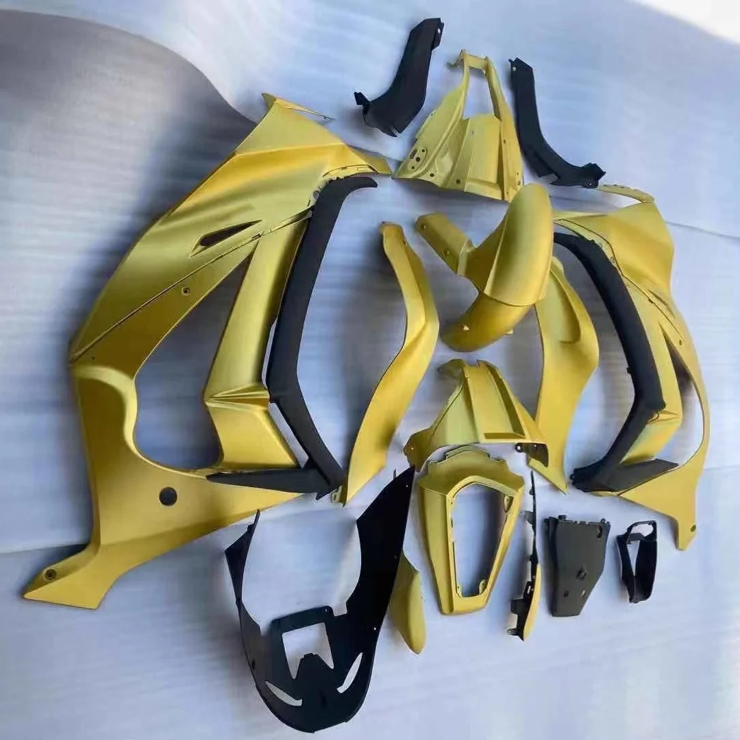 

2021 WHSC Motorcycle Fairing Kits For KAWASAKI ZX 10R 2011 Yellow, Pictures shown