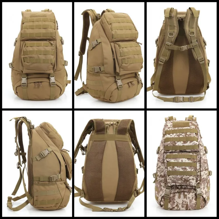 40l military travel backpack extra large  square backpack