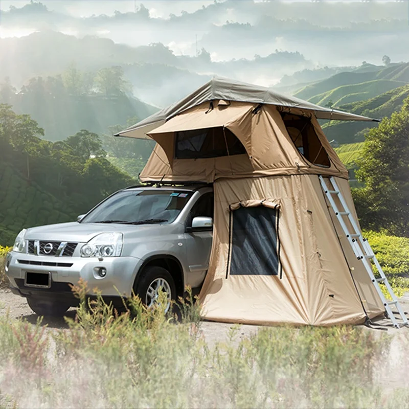 

car roof top tent in the chinese tent factory, Coorful