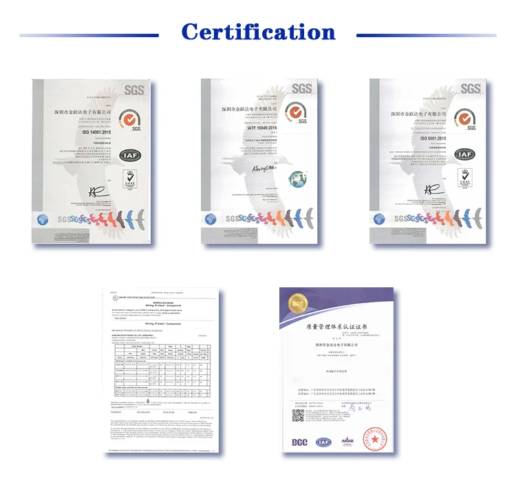 Certification of PCB