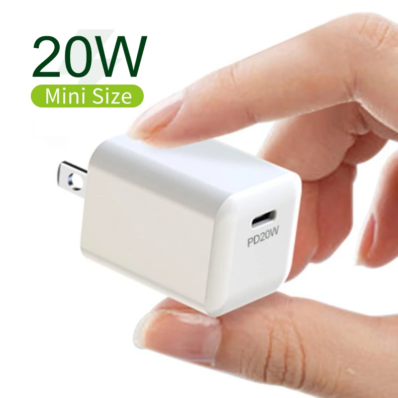 

PD power mini portable phone charger 20W PD Type C charger Cargador QC 3.0 Charger