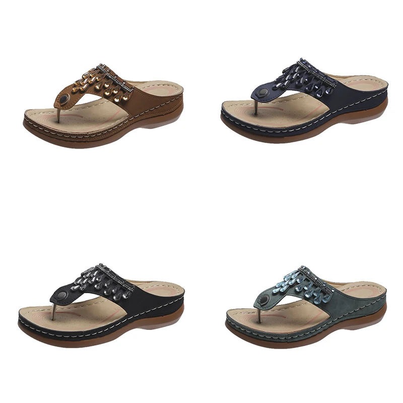 

2021 Outdoor Casual sandals Woman Flat Sandals Strap Durable women's Sandals