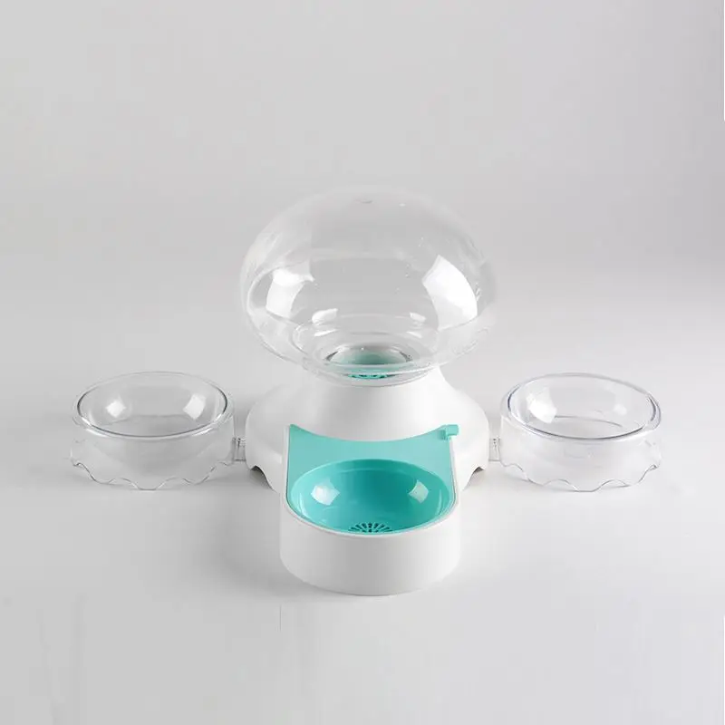 

CWW Two In One Does Not Plug Breathing Light Automatic Water Saving Drinking Water Feeder Automatic Pet Water Bowl