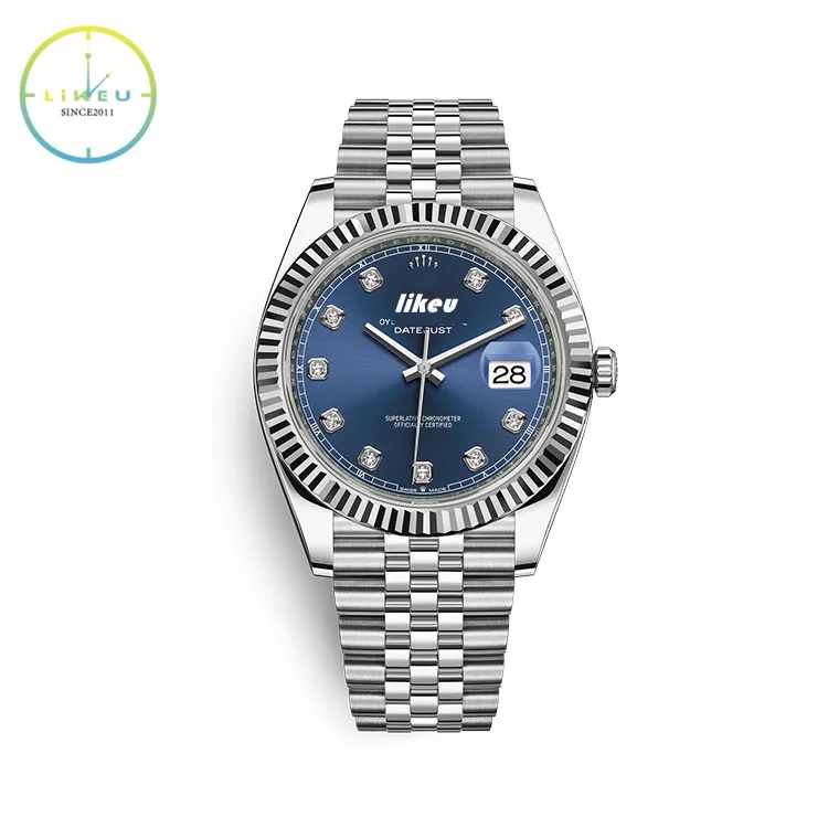 

3A Quality Luxurious 904l Stainless Steel Sapphire Mirror Glass Mechanics Night Vision RLX Watches