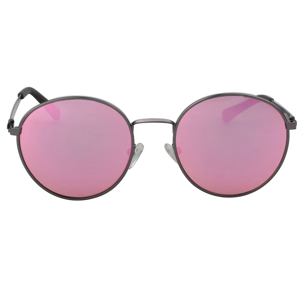 

Very slim spring hinge fashion private label round mens sunglasses