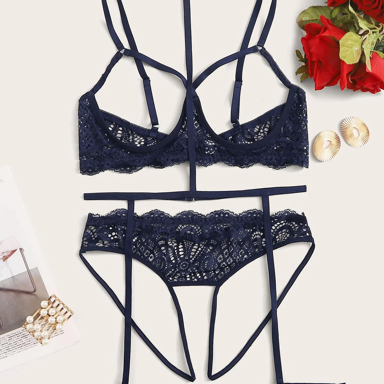 

Wholesale New Arrival Lingerie Sexy Lace Women Lingerie Sexy Lingerie Set