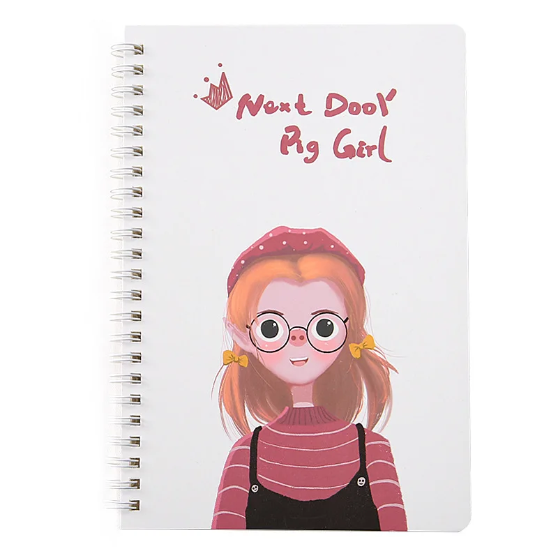 

Wholesale spiral binding hardcover journal school office writing A5 Size notebook