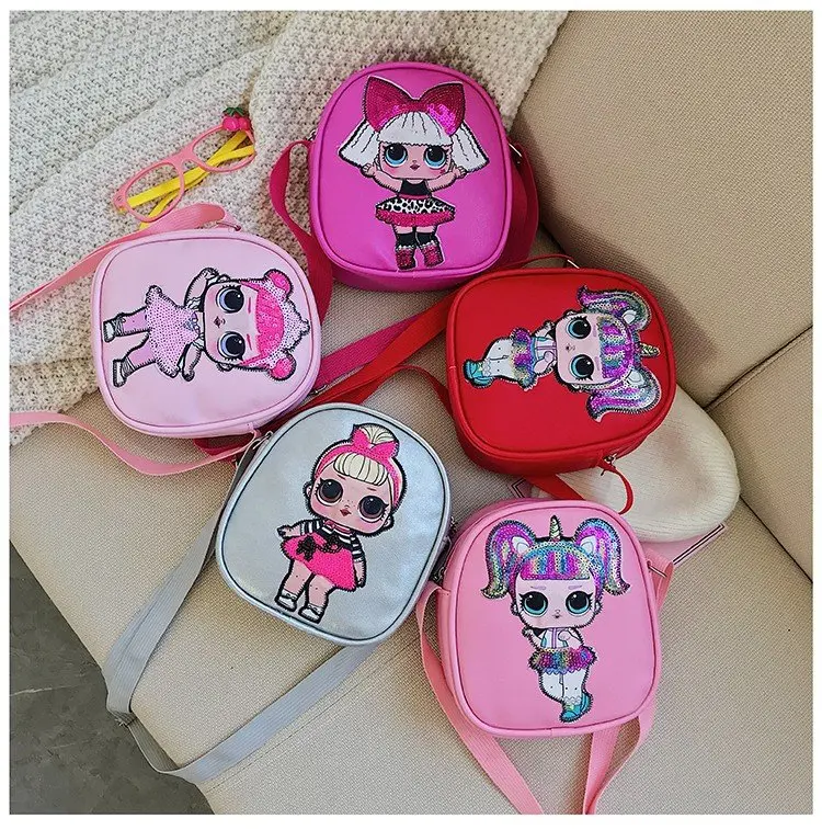 

china market children shoulder bag girls leather cute zipper oem zero wallet pink handbags