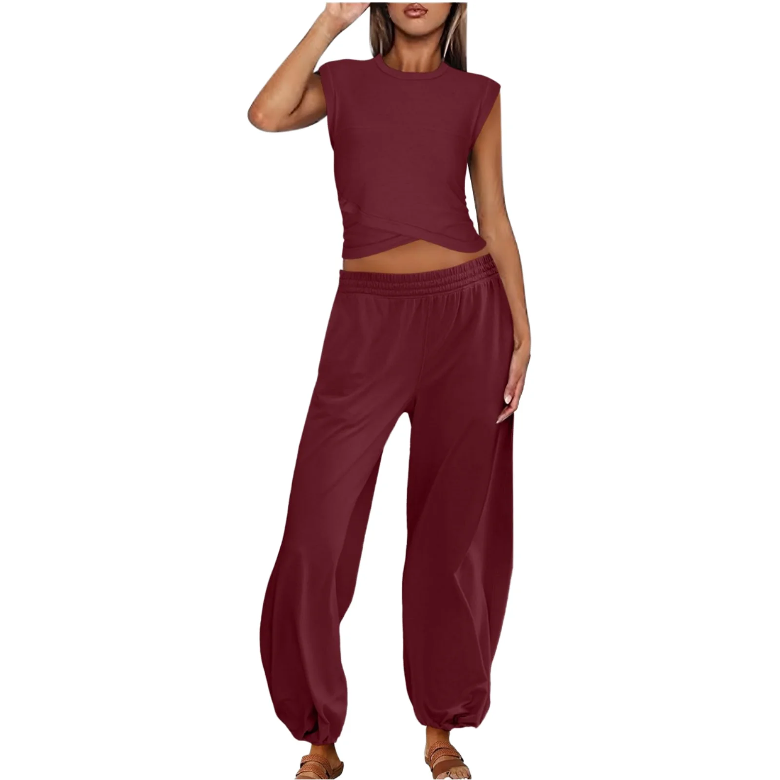 Loose-Fitting束脚High Elasticity Quick-Dry Yoga Pants