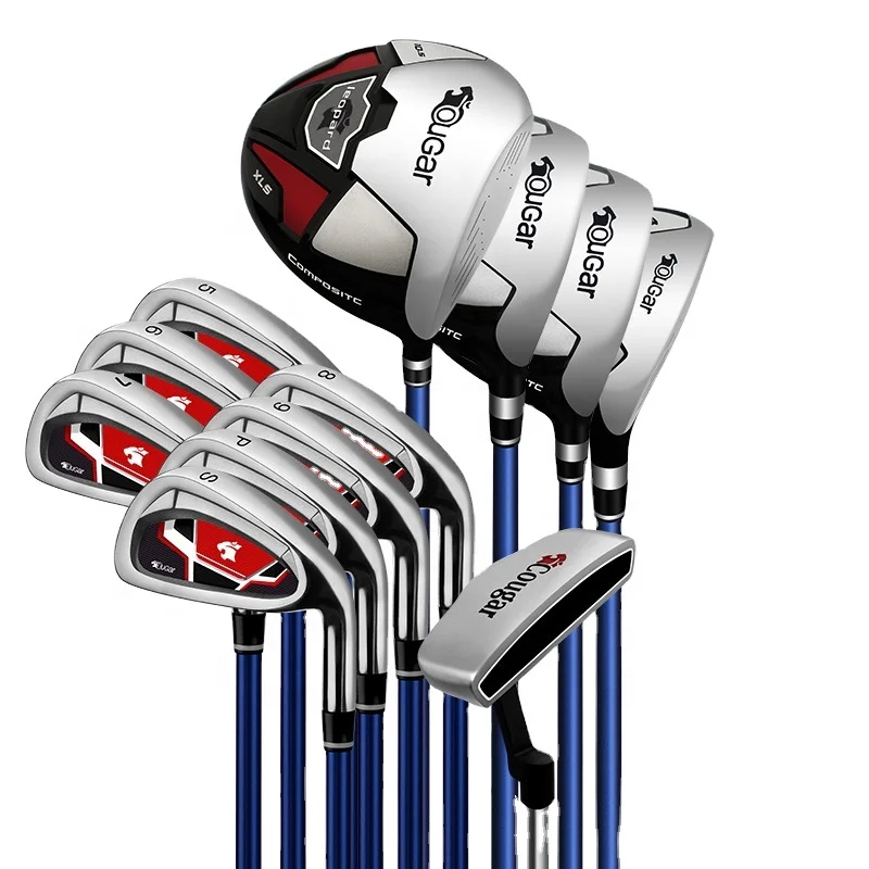 

Carbon steel golf club bag full set recommended men's golf clubs, Black
