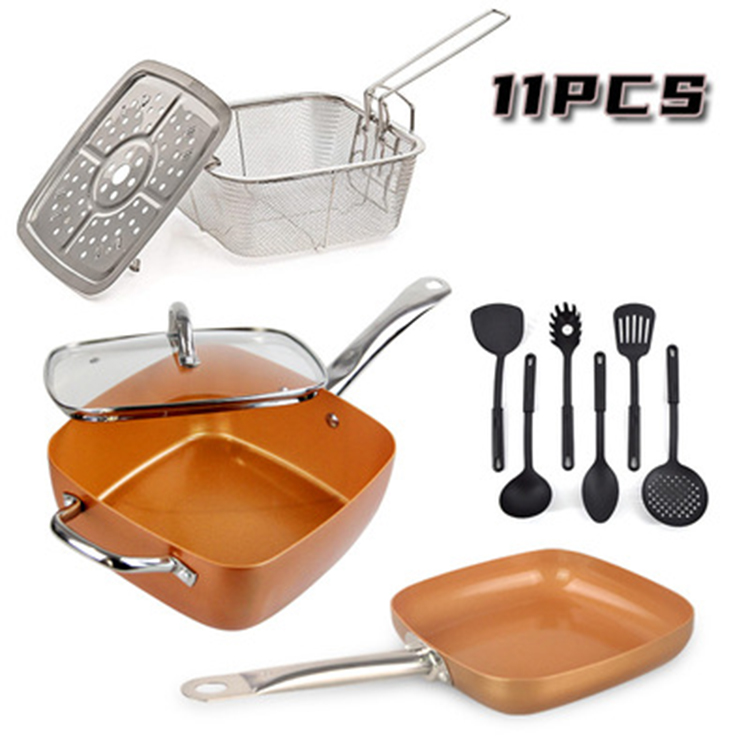 

cooking pot set cookware big aluminum cooking pot aluminum cooking pot set, Orange