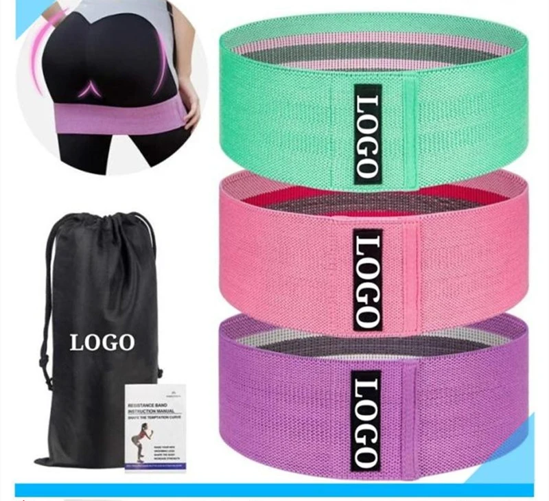 

High quality pull rope free sample custom logo resistance bands sets non-slip band resistant