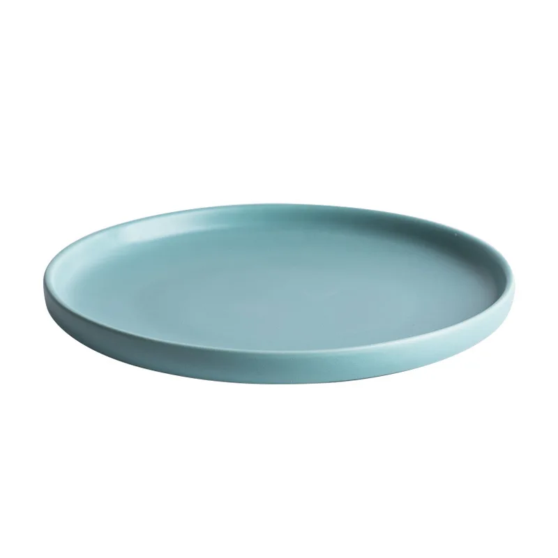 

Matte ceramic bowl and plate Nordic household snack plate tableware bone plate