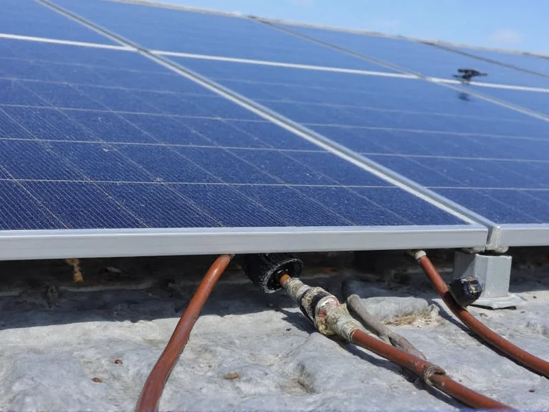 Properly sealed solar cell connections with waterproofing
