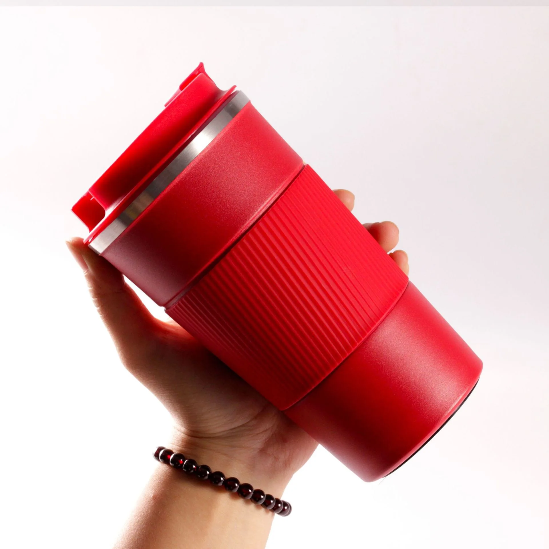 

New type 304 stainless steel coffee cup car thermal insulation Cup business office Cup, Blue, black, white, green, red