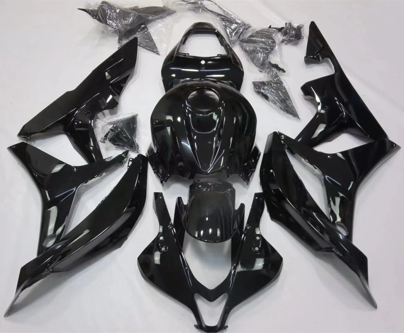

2022 WHSC Motorcycle Parts For HONDA CBR600 2007-2008 Gloss Black, Pictures shown