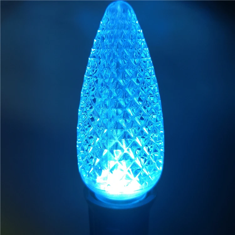 China Best Seller C9 LED Christmas Lights Replacement Bulbs Turquoise