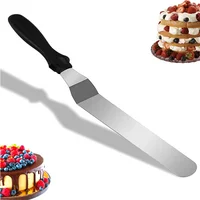 

Amazon Hot Sale Angled Stainless Steel Cake Icing Spatula With Plastic Handle