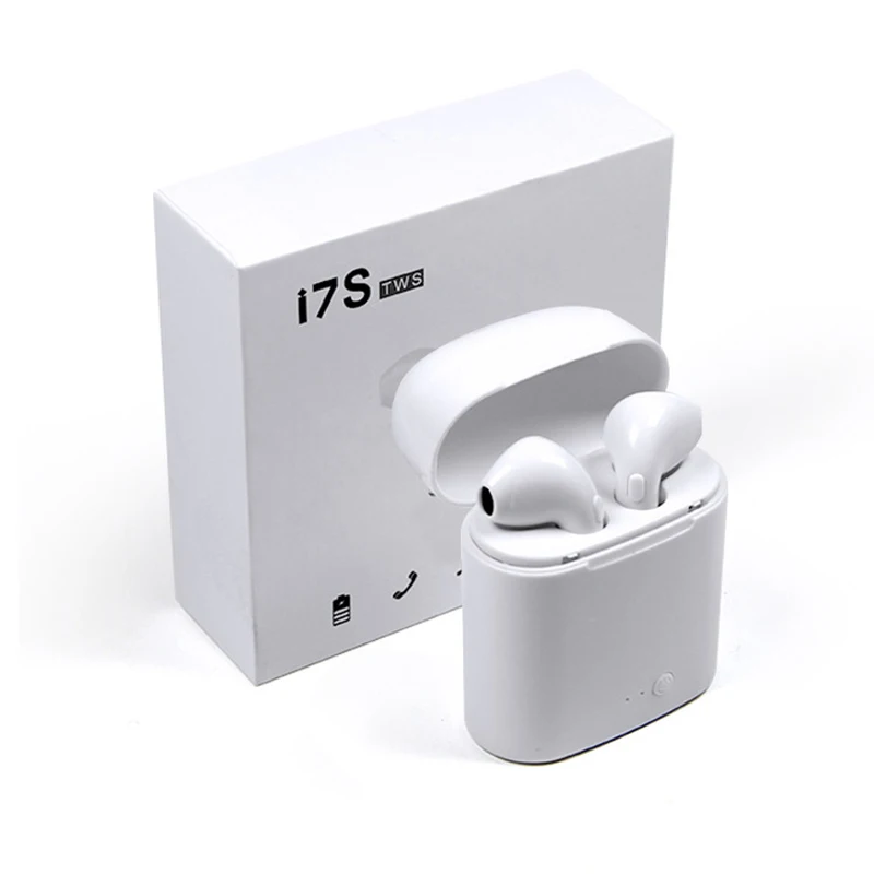 

Wireless Earphones I7s TWS Sports Fitness Wireless Headsets Stereo Wireless BT Earphone With Charging Box for All Phone