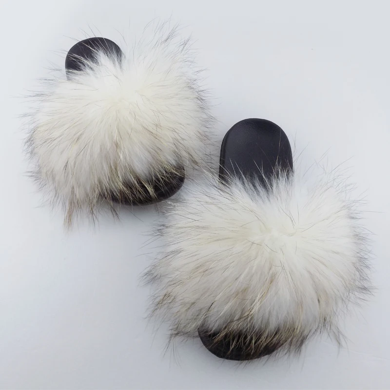 

new fashion beach fur slipper for women, Show as picturs