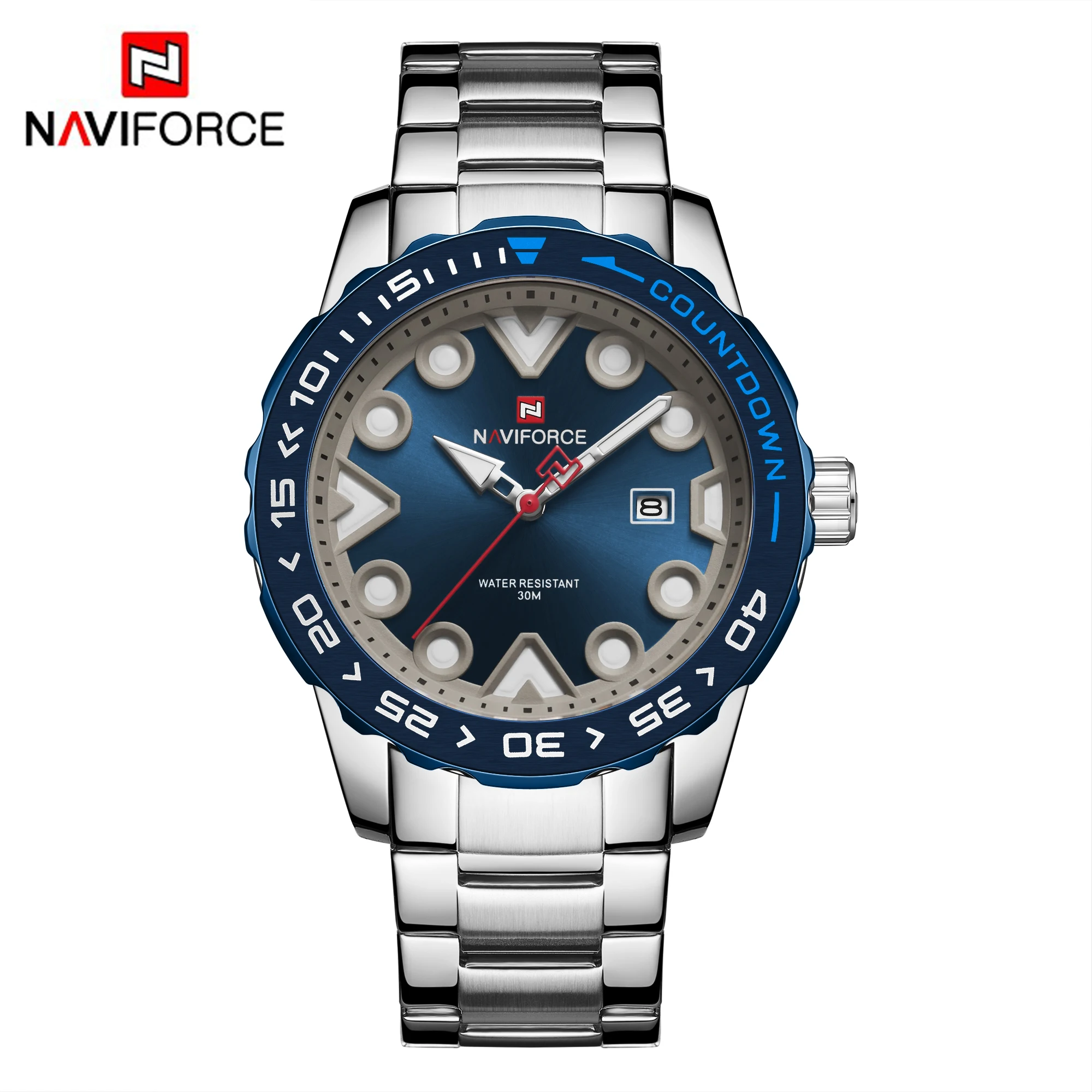 

reloj montre new NAVIFORCE 9178 luxury japan movement Quartz watch for men cool wrist watches steel navy force 2020