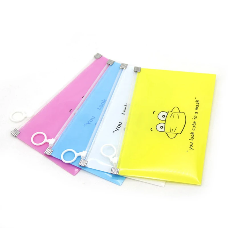 

Portable Facemask Holder Case Plastic Ziplock Masking Storage Bag