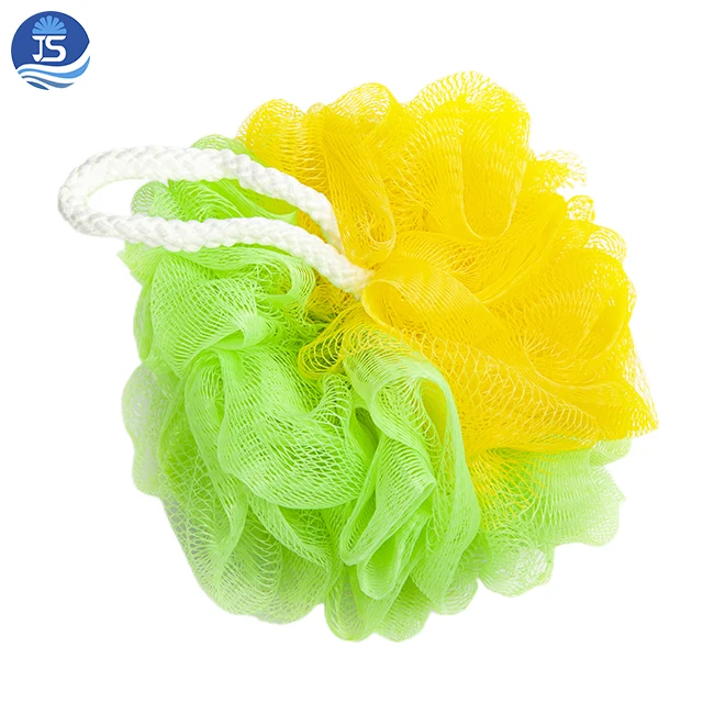 

Soft body cleaning sponge net bath sponge ball, Customized color