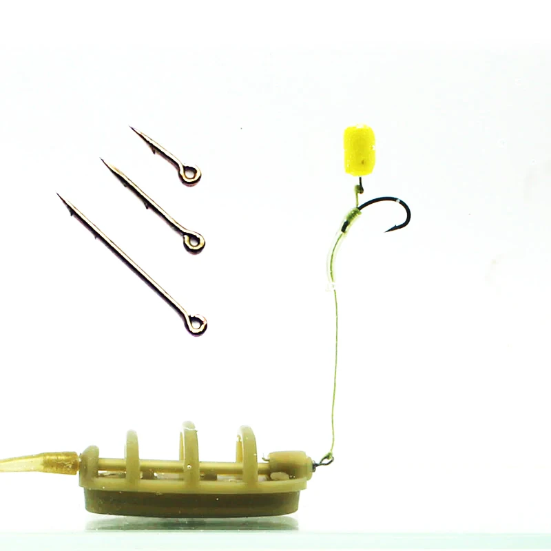 Fishing Bait Spike Carp Fishing Hook  Boilies Maggot Corn Pin Hair I9X2 