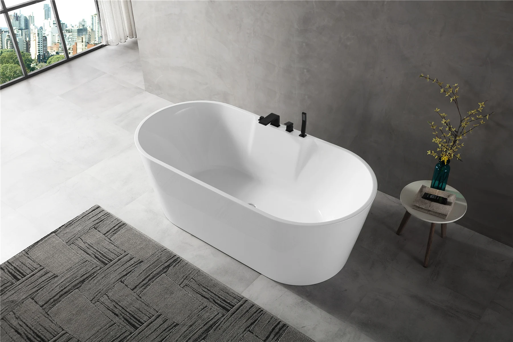Customize small soaking bath tub modern bathroom bath tub
