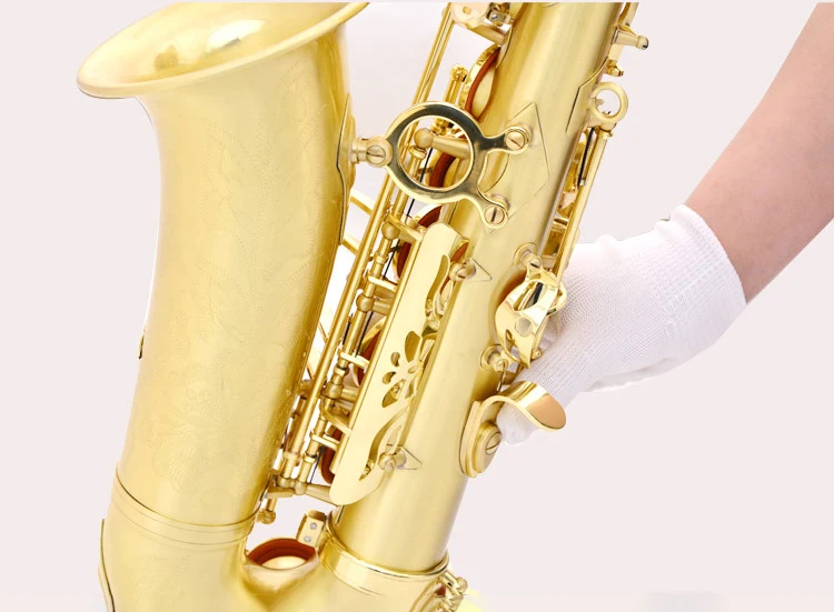 Gold Lacquer Brass Alto Instrument Accessories Professional Eb  China Sax Saxophone Alto