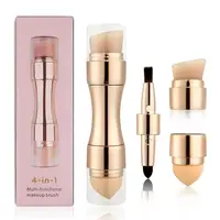 

Andor Makeup Brush Set 4 in 1 For Foundation Blush Cosmetic Kit Lips and Eyebrow Brushes