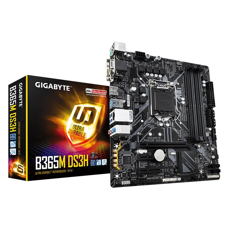 GIGABYTE B365M DS3H Gaming Motherboard Supports 9th and 8th Gen Intel Core Processors with Intel B365 Chipset LGA 1151 Socket