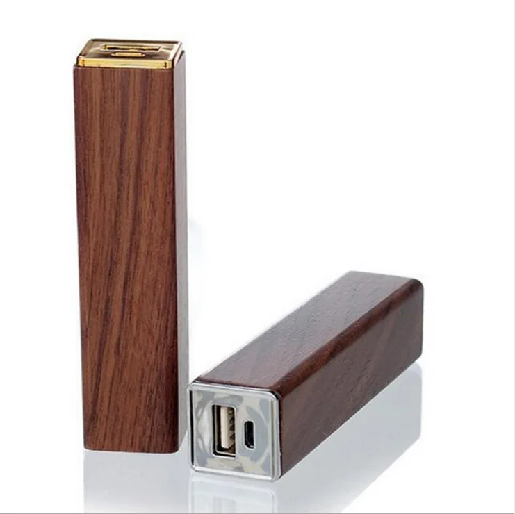 

Amazon Popular Wood material Li polymer battery bamboo powerbank