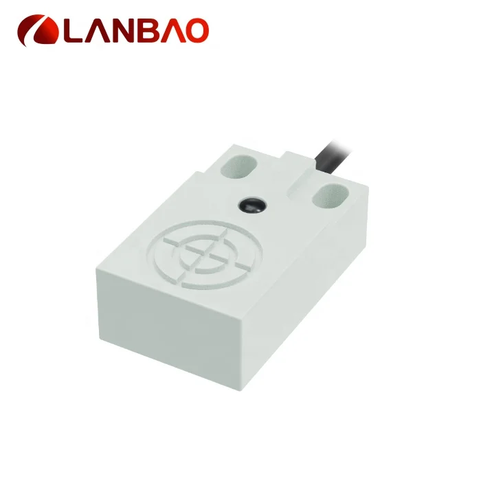 

LANBAO Plastic square proximity sensor non-flush 10-30VDC 8mm NPN NO with CE